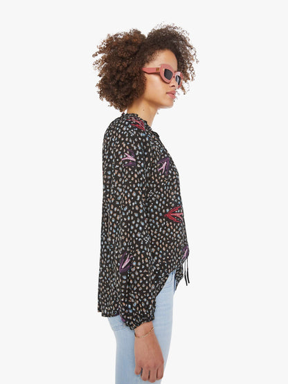 Natalie Martin Penny Blouse - Swallow Black