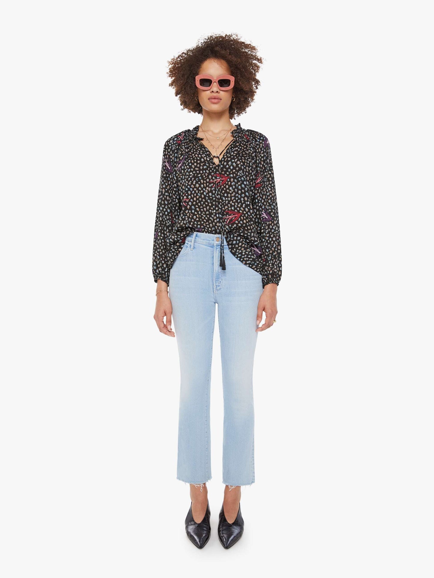 Natalie Martin Penny Blouse - Swallow Black