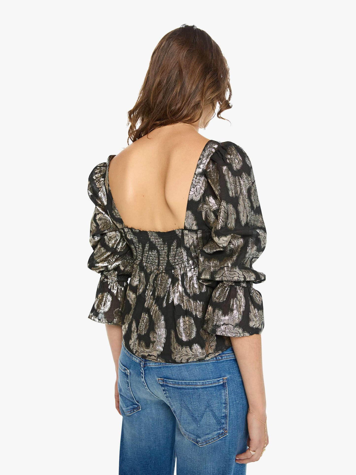 Alix of Bohemia Priya Top - Gunmetal