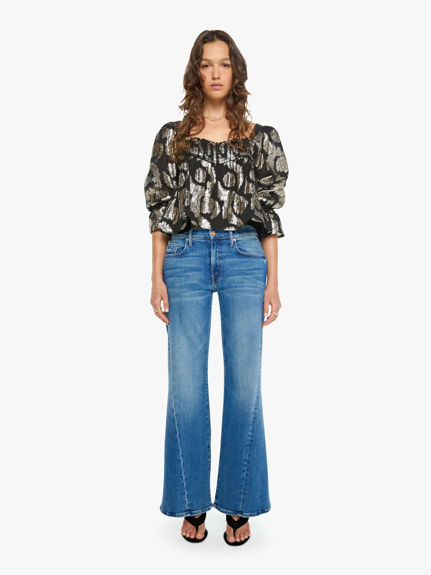 Alix of Bohemia Priya Top - Gunmetal