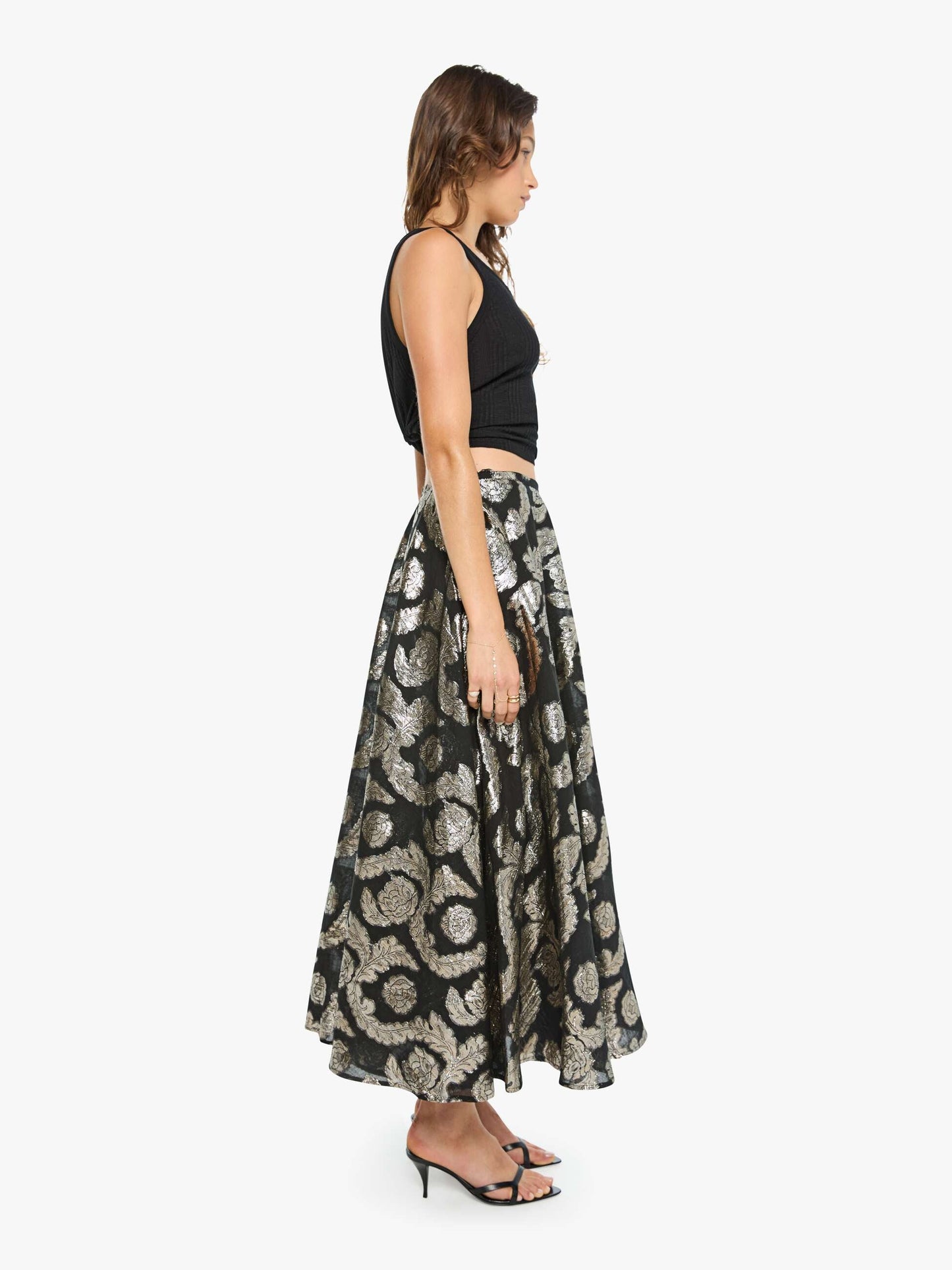 Alix of Bohemia Roxanne Skirt - Gunmetal