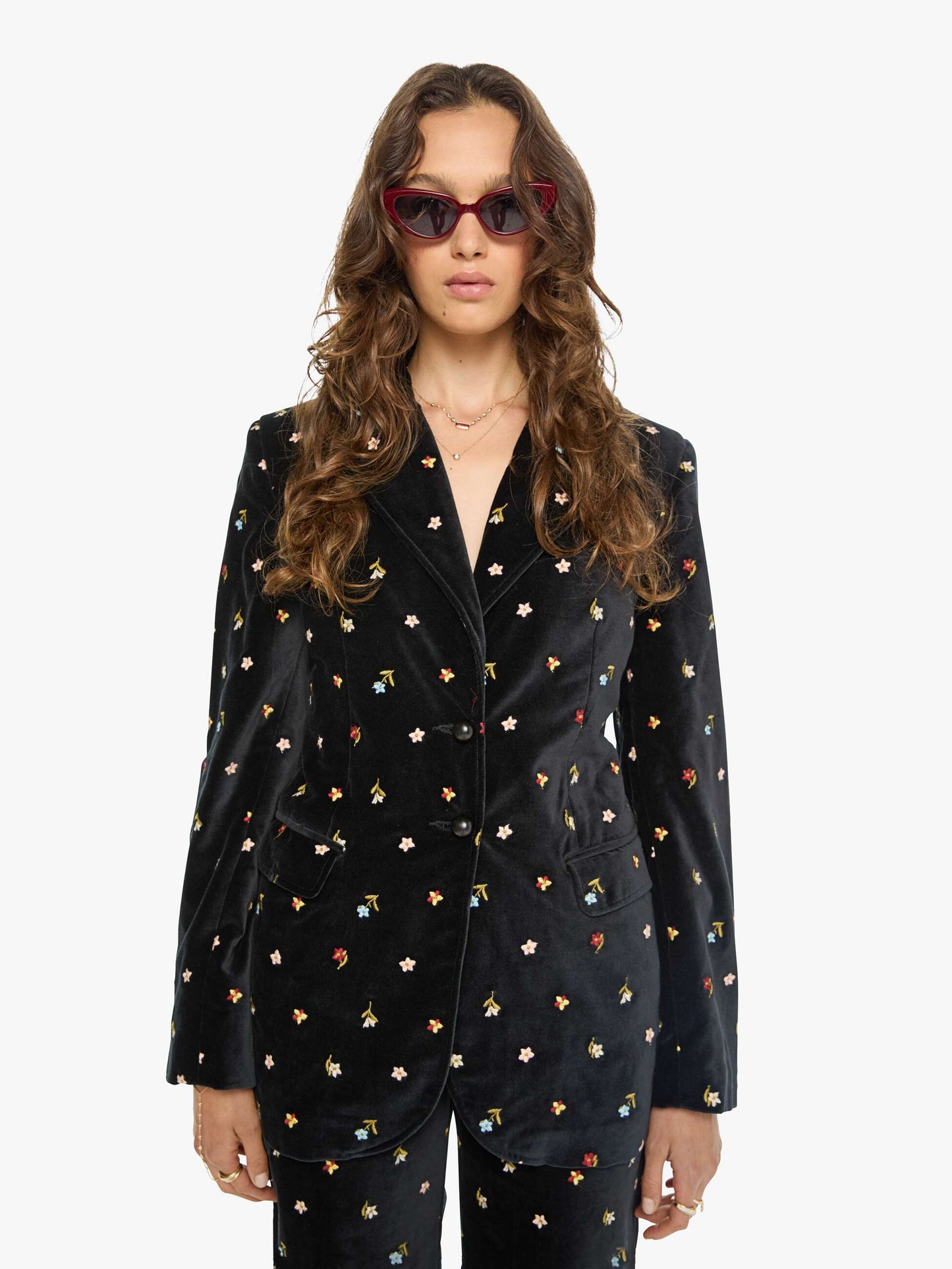 Alix of Bohemia Afternoon  Blazer - Onyx Bouquet
