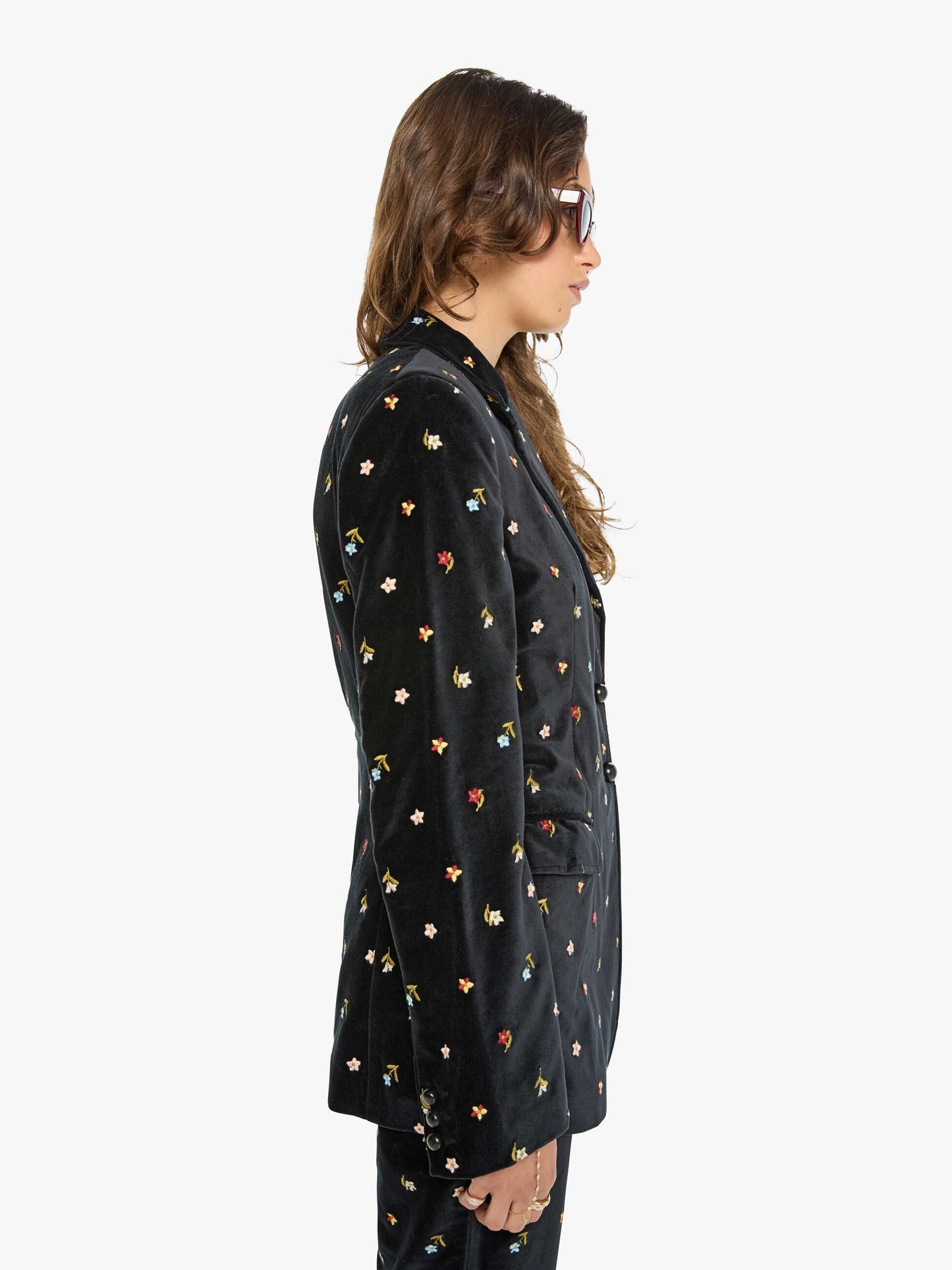 Alix of Bohemia Afternoon  Blazer - Onyx Bouquet