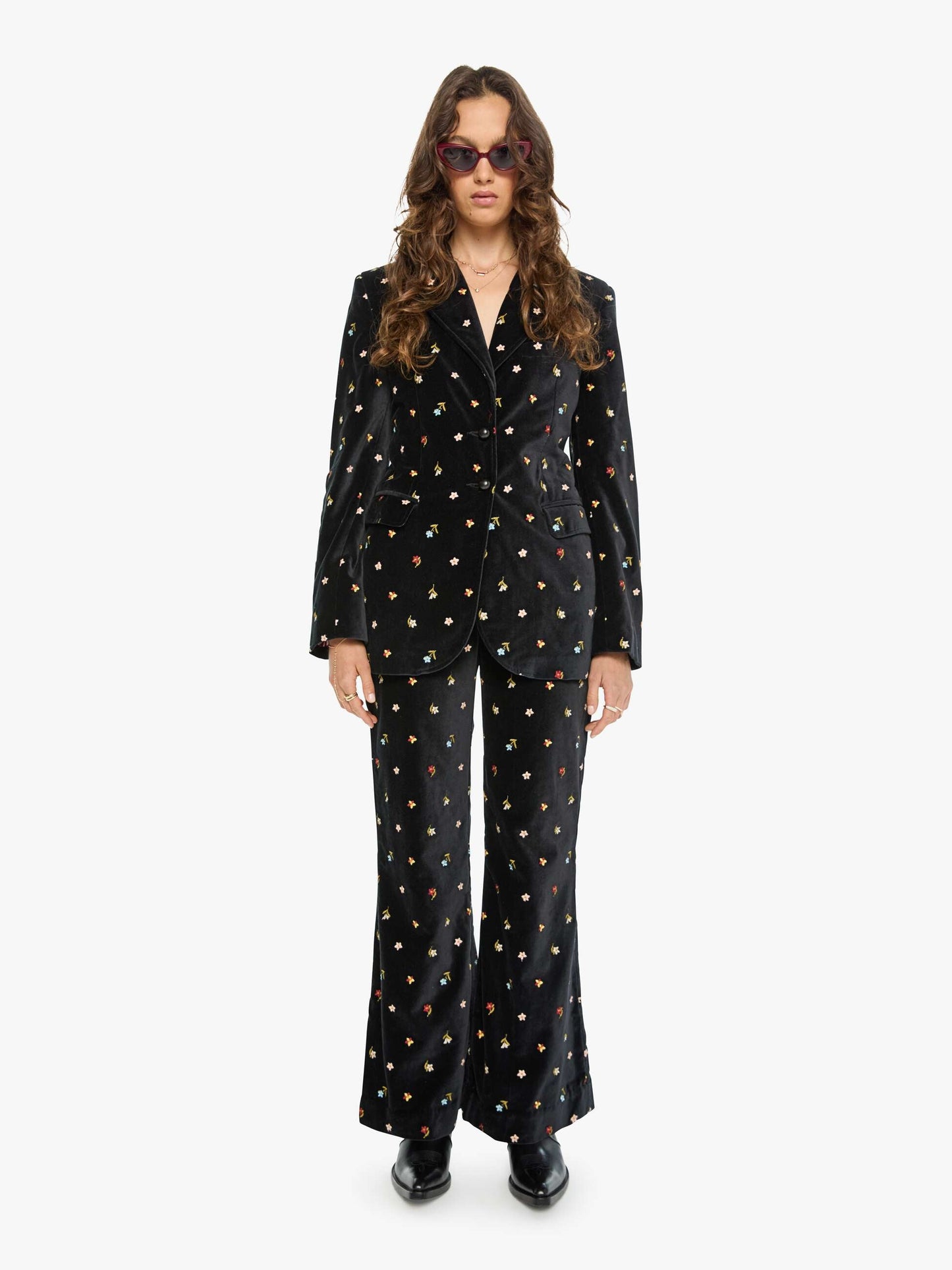 Alix of Bohemia Afternoon  Blazer - Onyx Bouquet