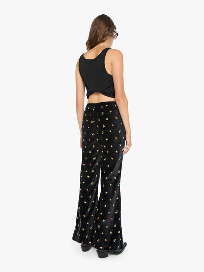 Alix of Bohemia Charlie Pant - Onyx Bouquet