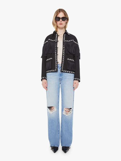 Alix of Bohemia Jude Fringe Jacket - Raven