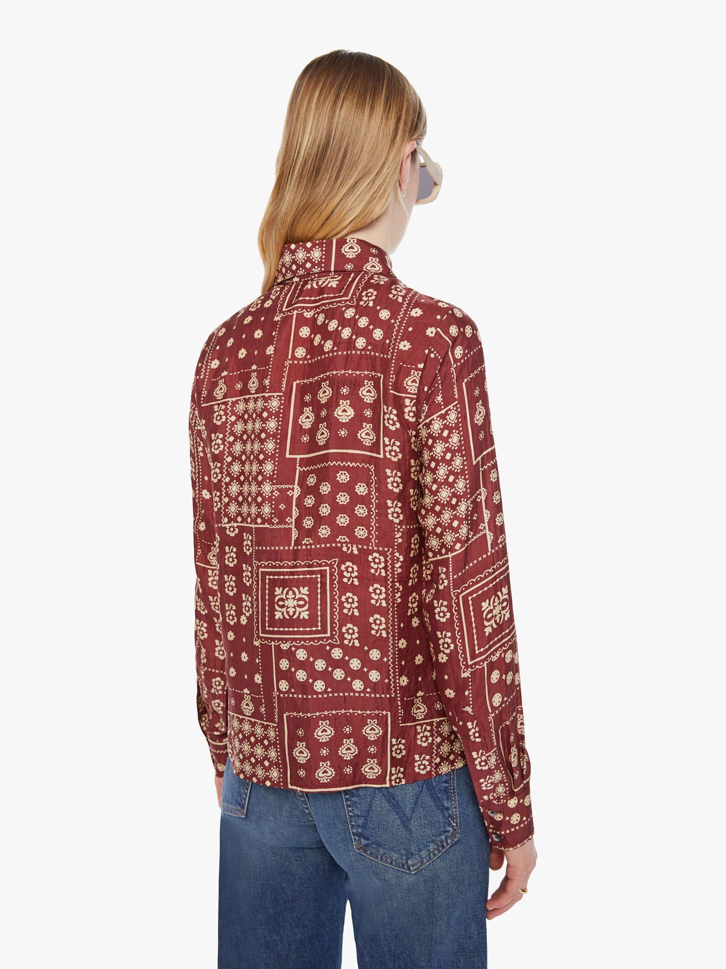 Alix of Bohemia Dolly Shirt - Brown Saddle