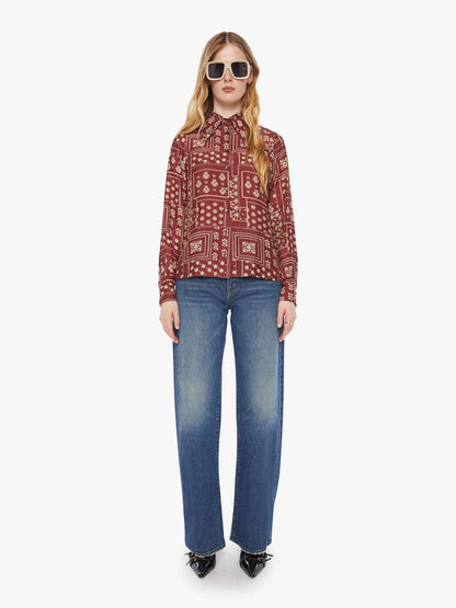 Alix of Bohemia Dolly Shirt - Brown Saddle