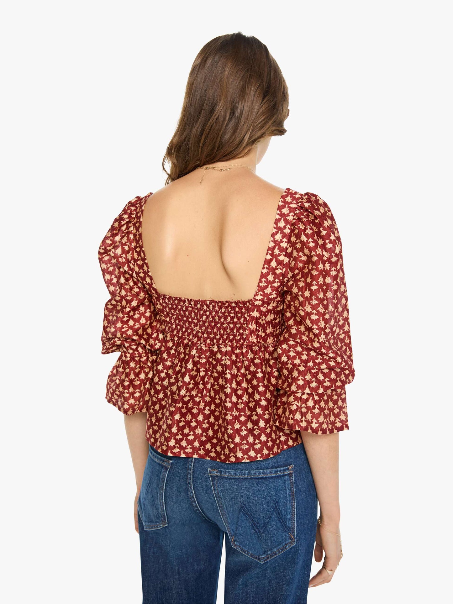 Alix of Bohemia Priya Top - Mahogany Bhutti