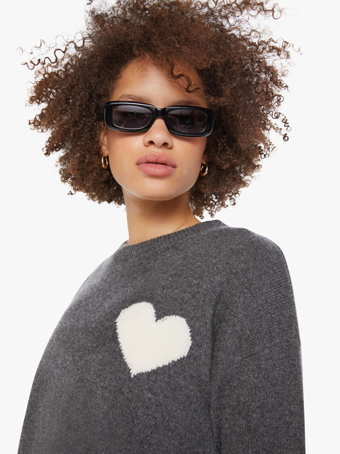 SPRWMN Heart Logo Sweatshirt - Grey