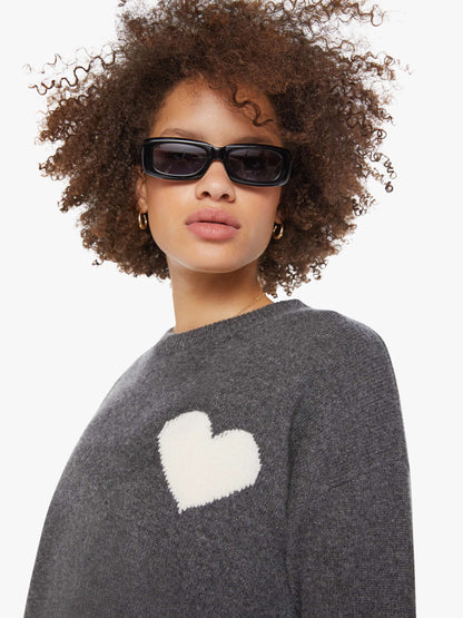 SPRWMN Heart Logo Sweatshirt - Grey