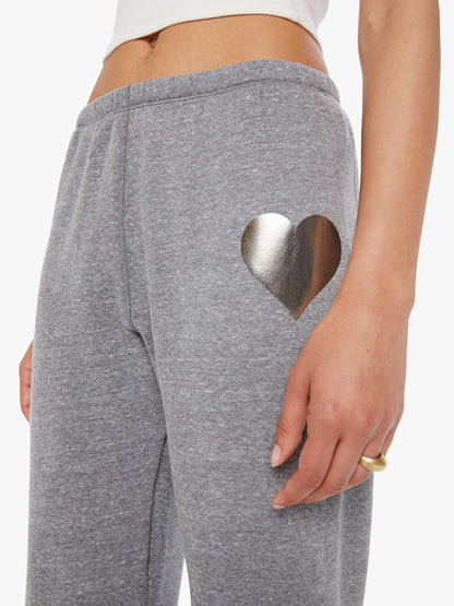 SPRWMN Heart Sweatpants - Dark Heather Grey