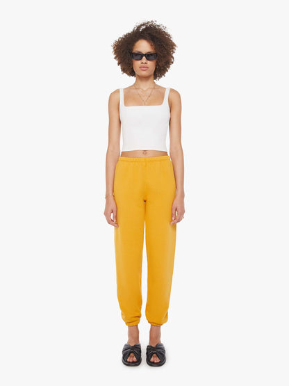 SPRWMN Mini Logo Sweatpants - Mustard