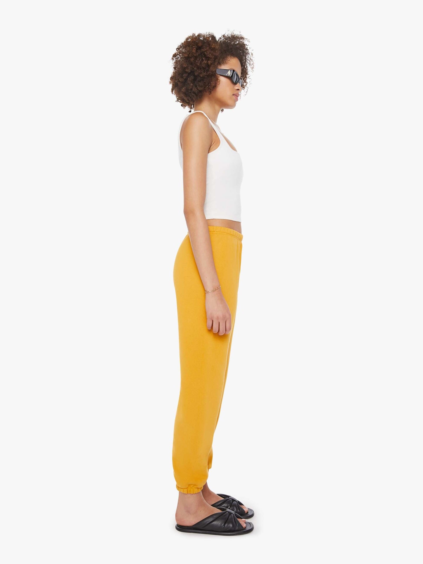 SPRWMN Mini Logo Sweatpants - Mustard