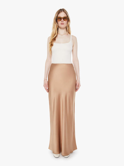 SABLYN Grace Scallop Trim Maxi Skirt - Camel