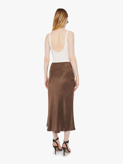 SABLYN Miranda C Scallop Trim Skirt - Swiss Brown