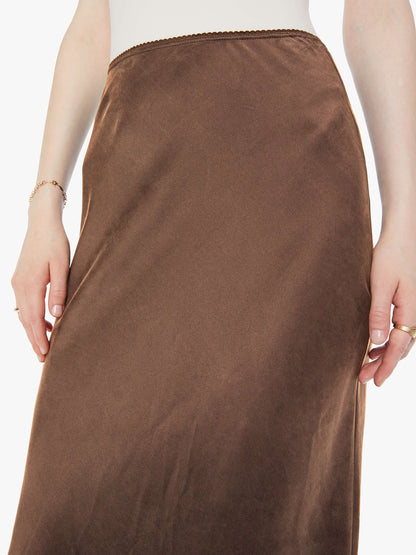SABLYN Miranda C Scallop Trim Skirt - Swiss Brown
