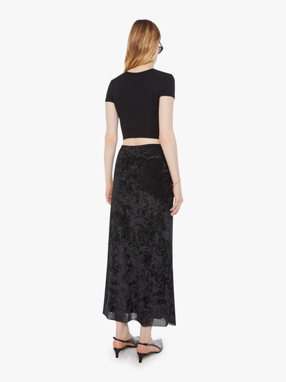 SABLYN Rose Ankle Column Flare Skirt - Black