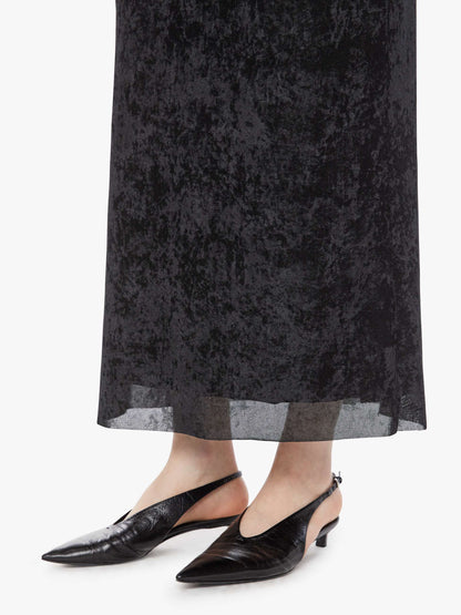 SABLYN Rose Ankle Column Flare Skirt - Black