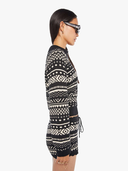 Alix Of Bohemia Liza Top - Black Marble