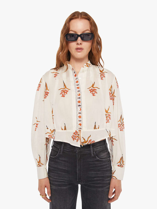 Alix Of Bohemia Ryland Shirt - Persimmon Flower