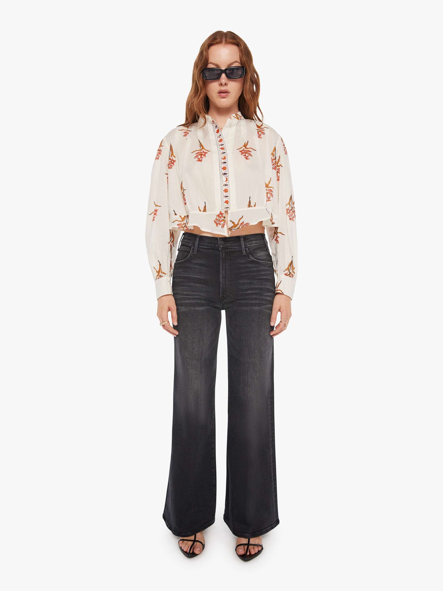 Alix Of Bohemia Ryland Shirt - Persimmon Flower