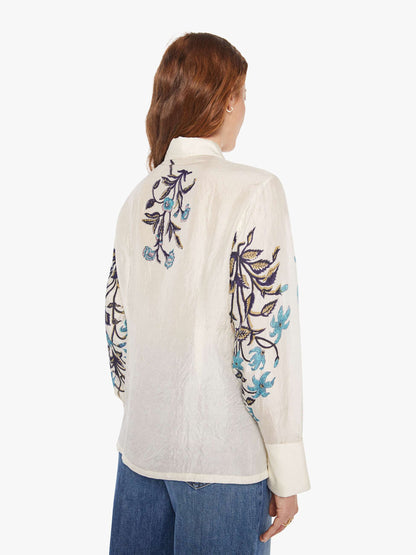 Alix Of Bohemia Dana Shirt - Misted Lily