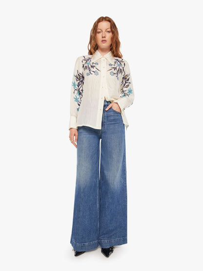 Alix Of Bohemia Dana Shirt - Misted Lily