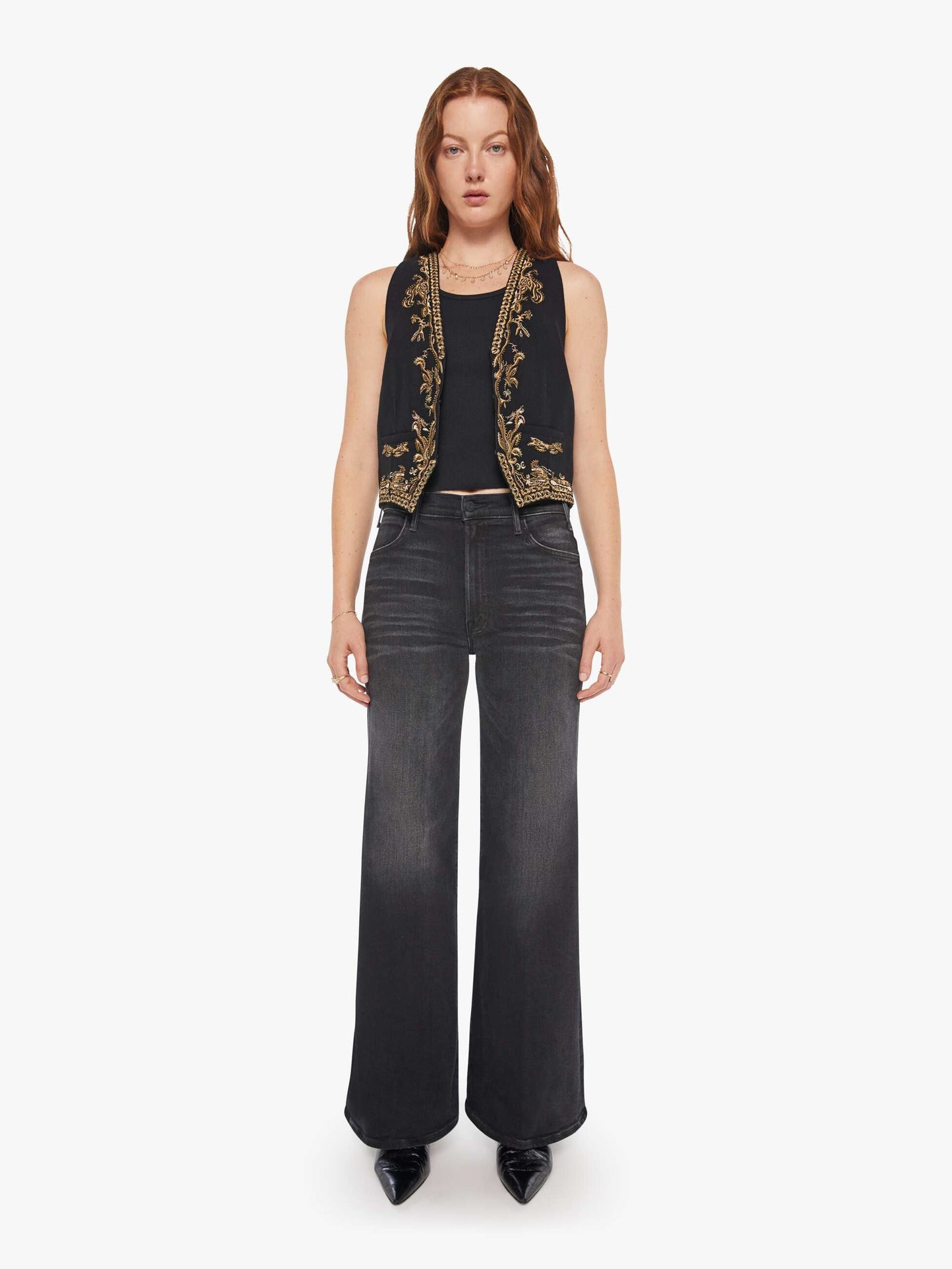 Maria Cher Selena Vest - Black
