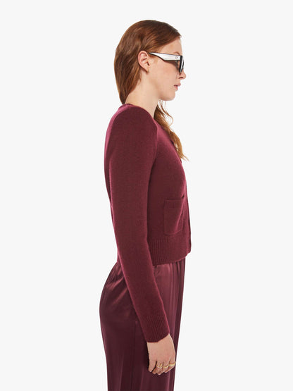 SABLYN Emilia Cardigan - Bordeaux