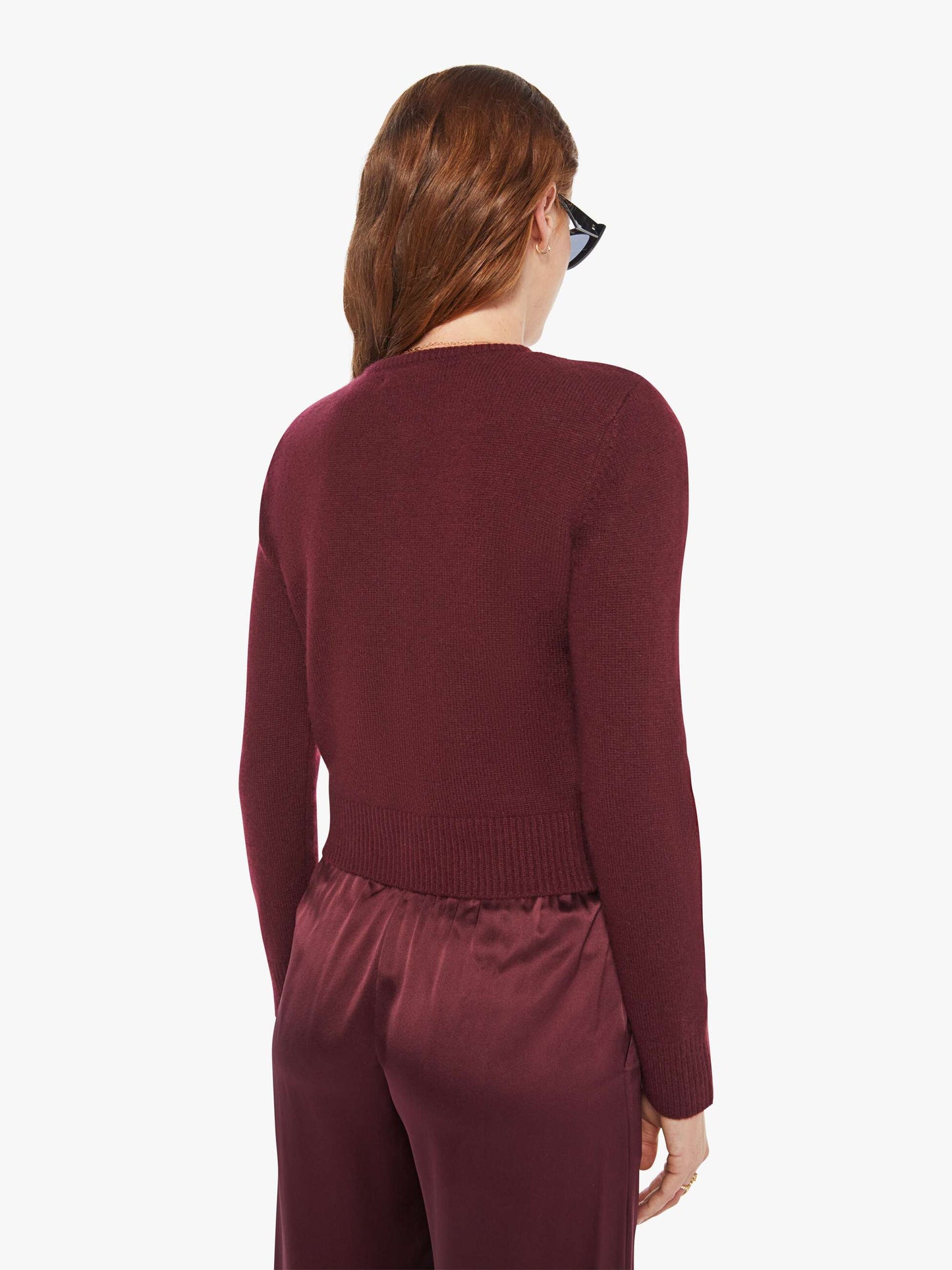 SABLYN Emilia Cardigan - Bordeaux