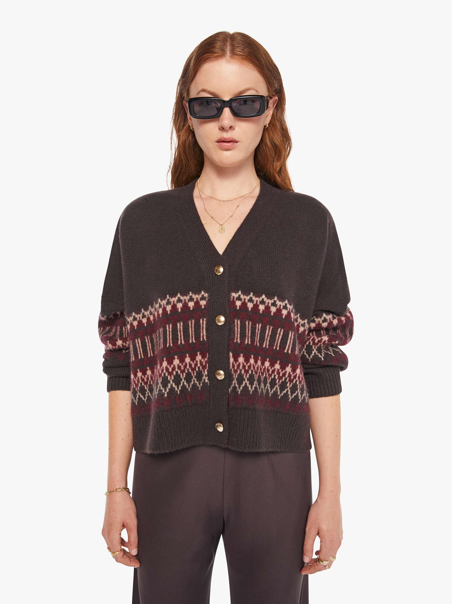 SABLYN Elliot B Cardigan - Oak Tree Multi