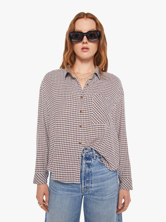 XiRENA Jordy Shirt - Baby Blue Check