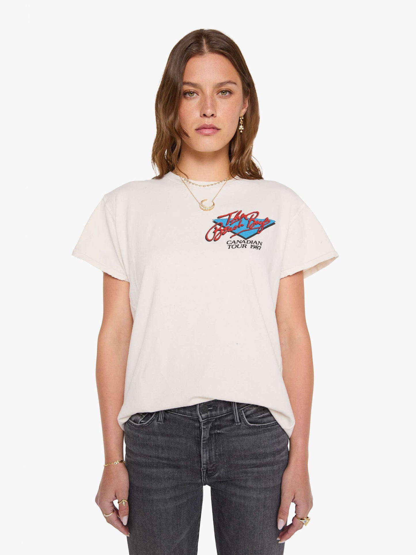 MadeWorn The Beach Boys Tees - Vintage White