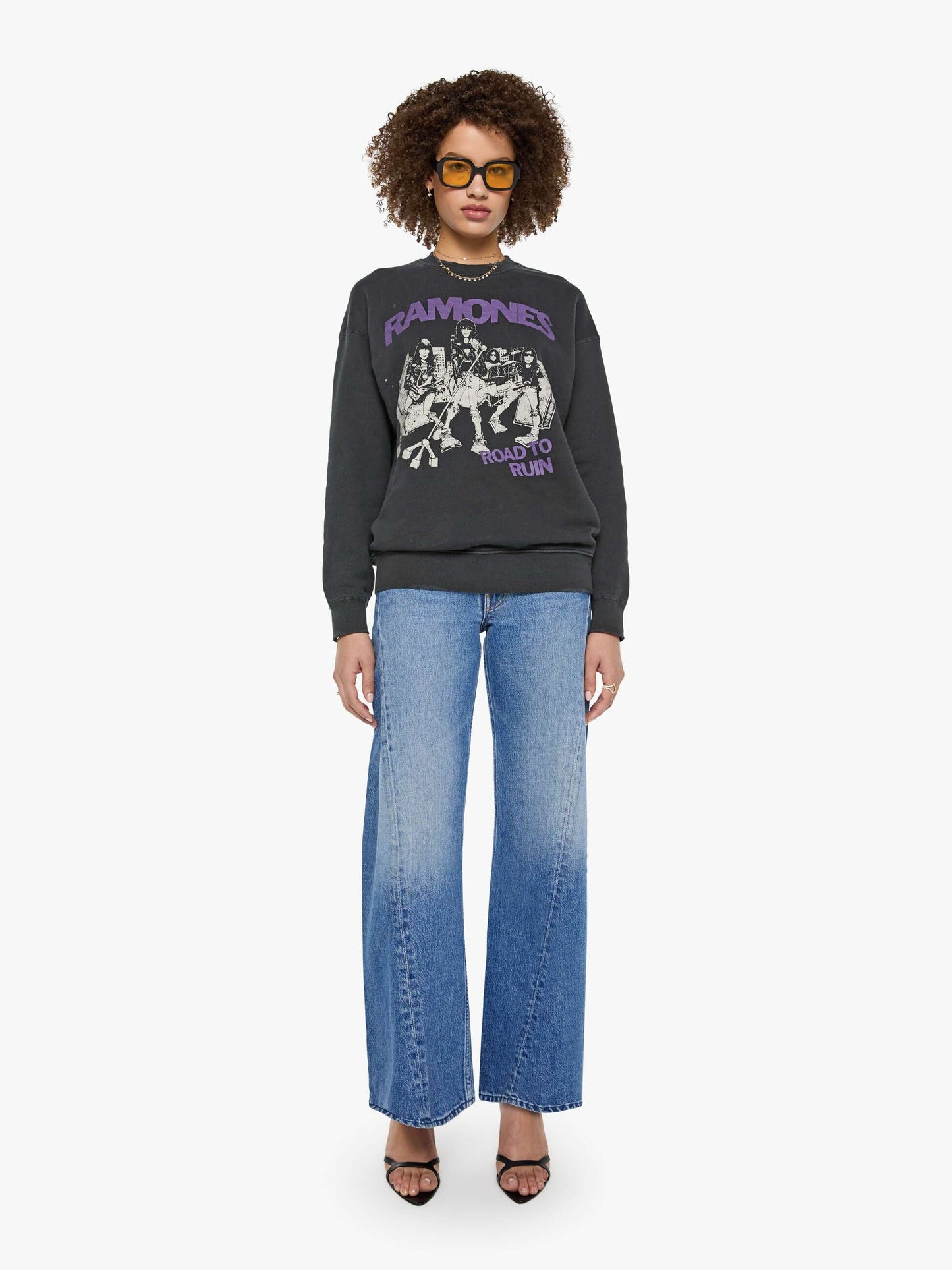 MadeWorn Ramones Sweatshirt - Coal
