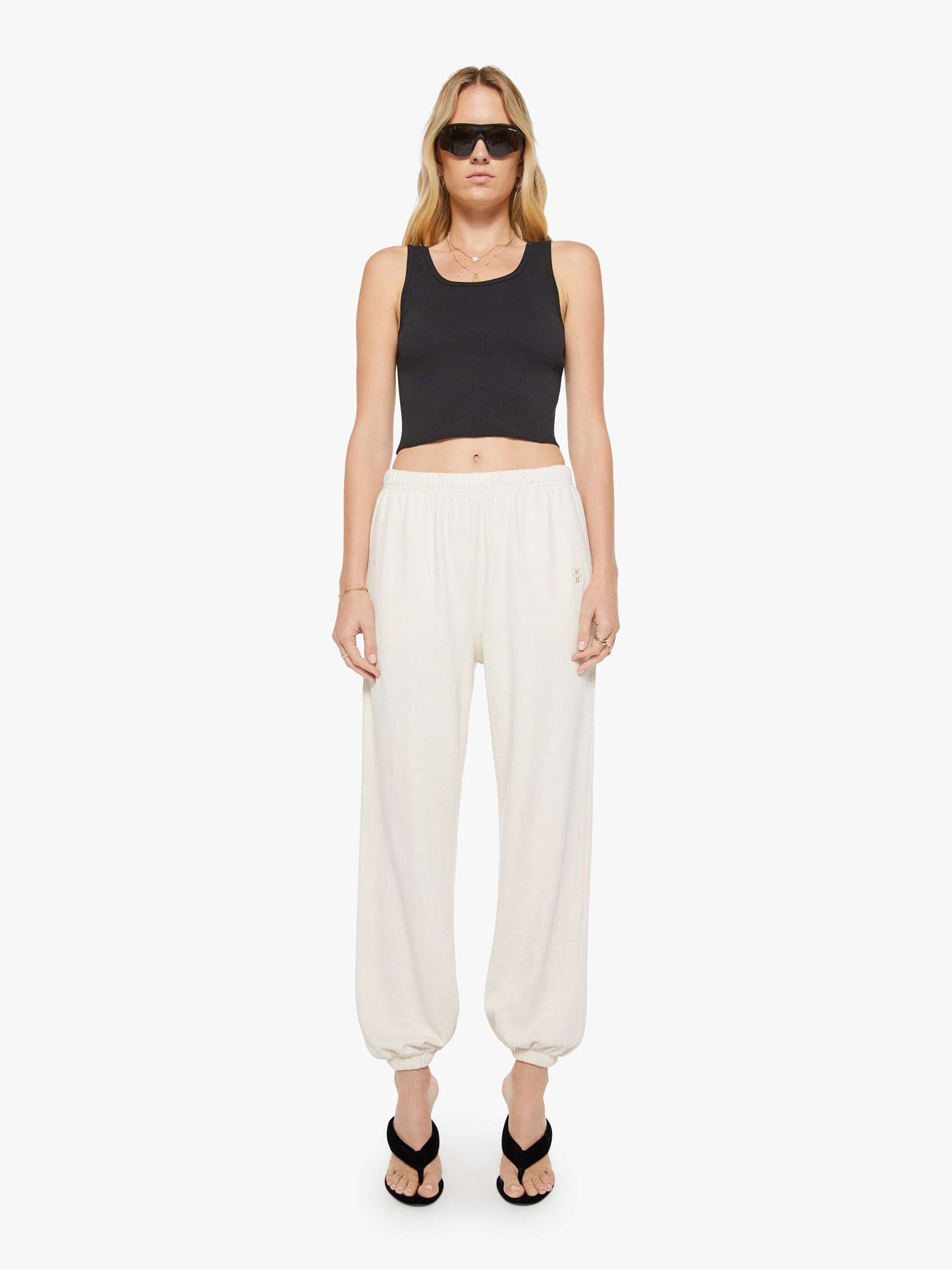 Eterne Boyfriend Pocket Sweatpant - Bone