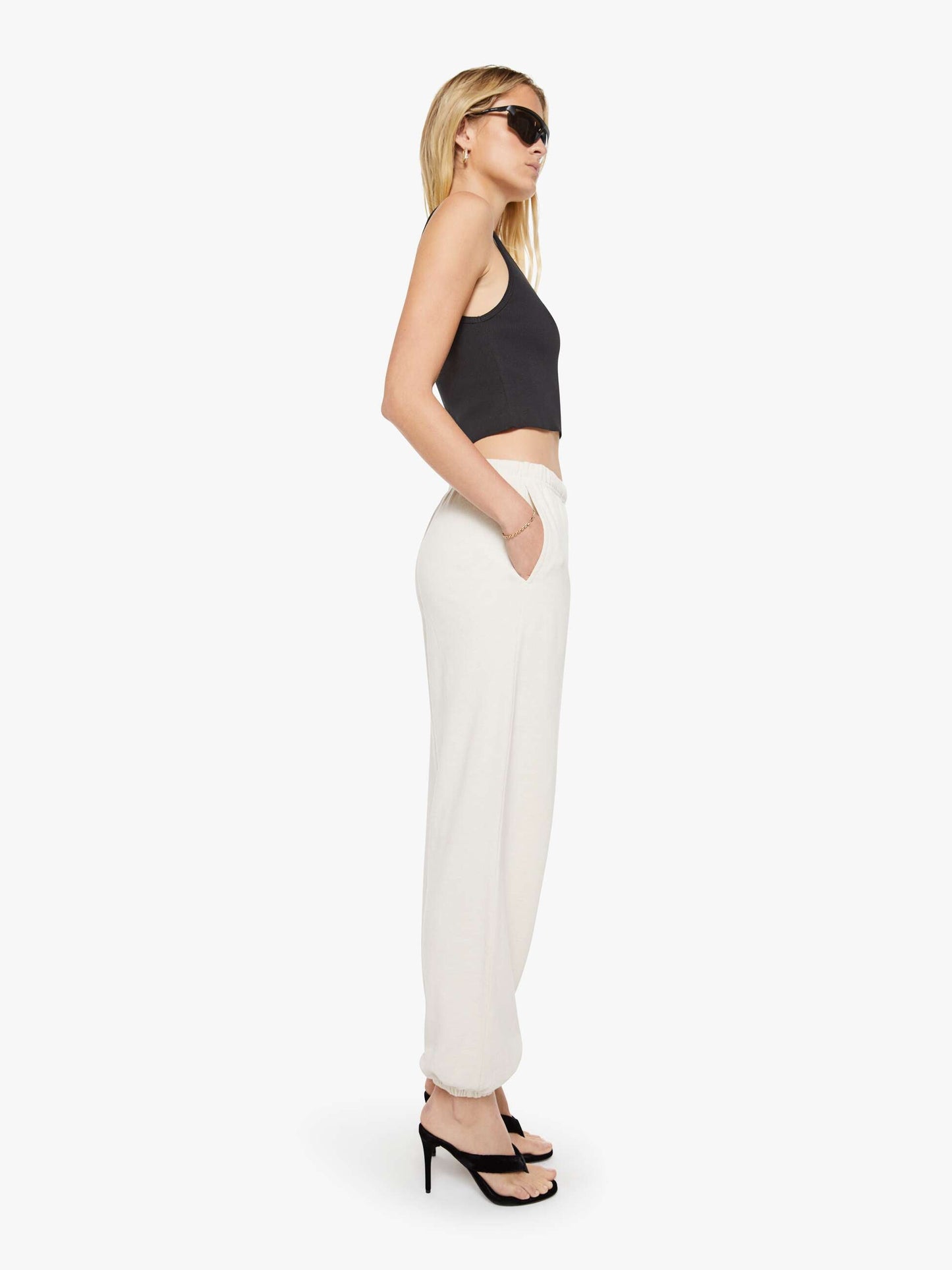 Eterne Boyfriend Pocket Sweatpant - Bone