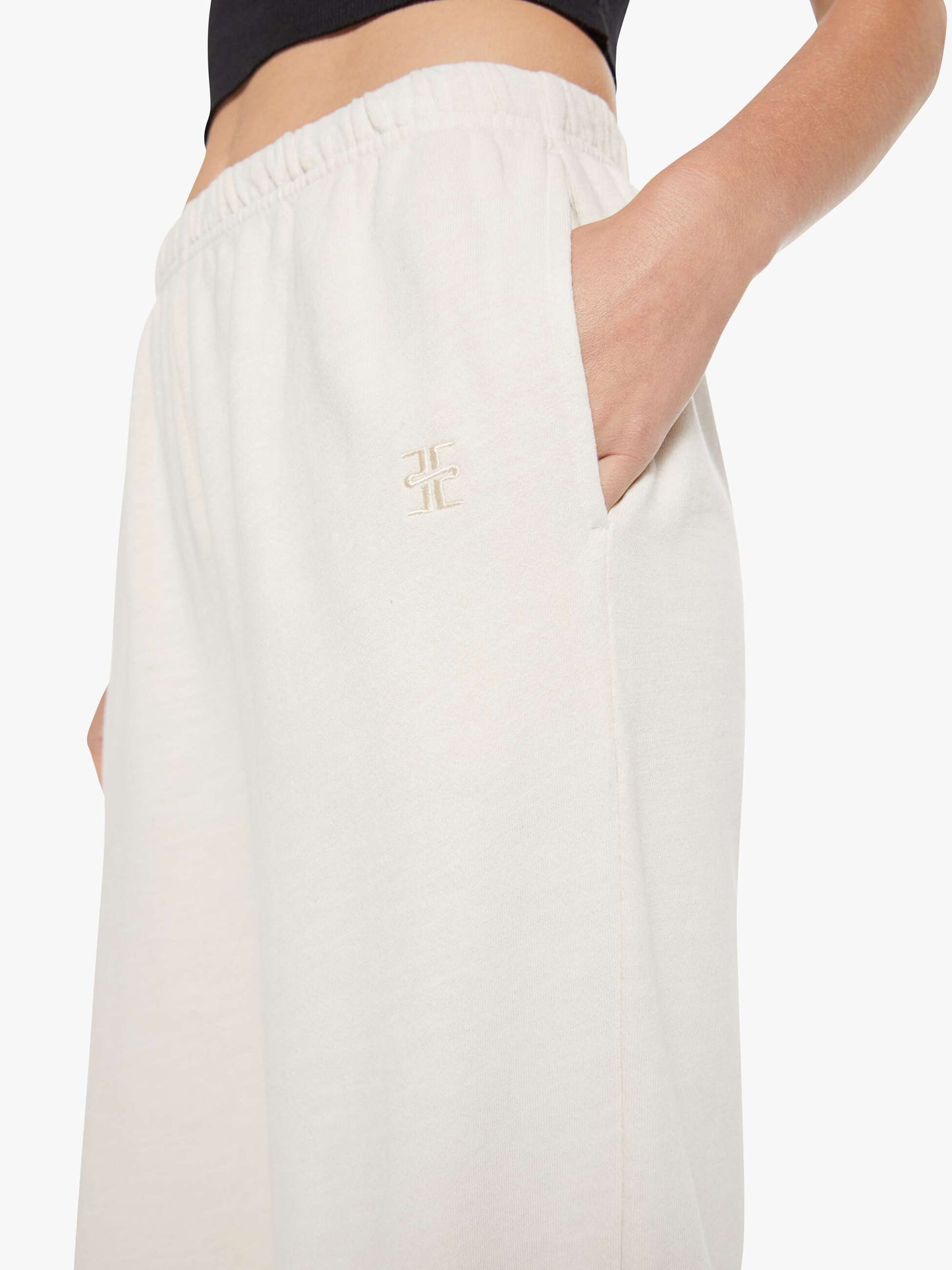 Eterne Boyfriend Pocket Sweatpant - Bone