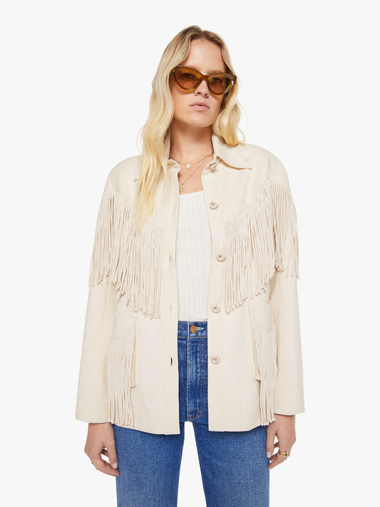 Alix of Bohemia Jude Fringe Jacket - Dune