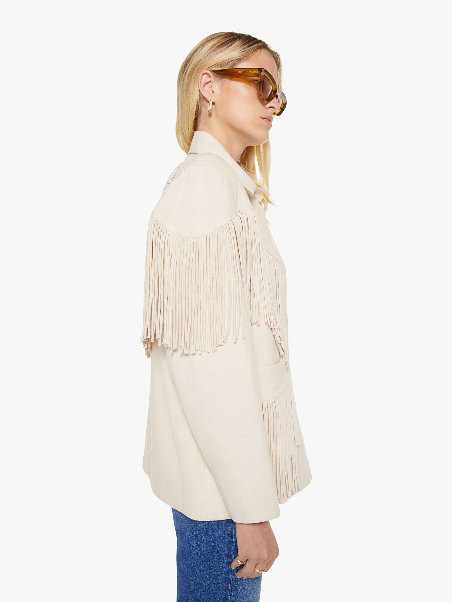 Alix of Bohemia Jude Fringe Jacket - Dune