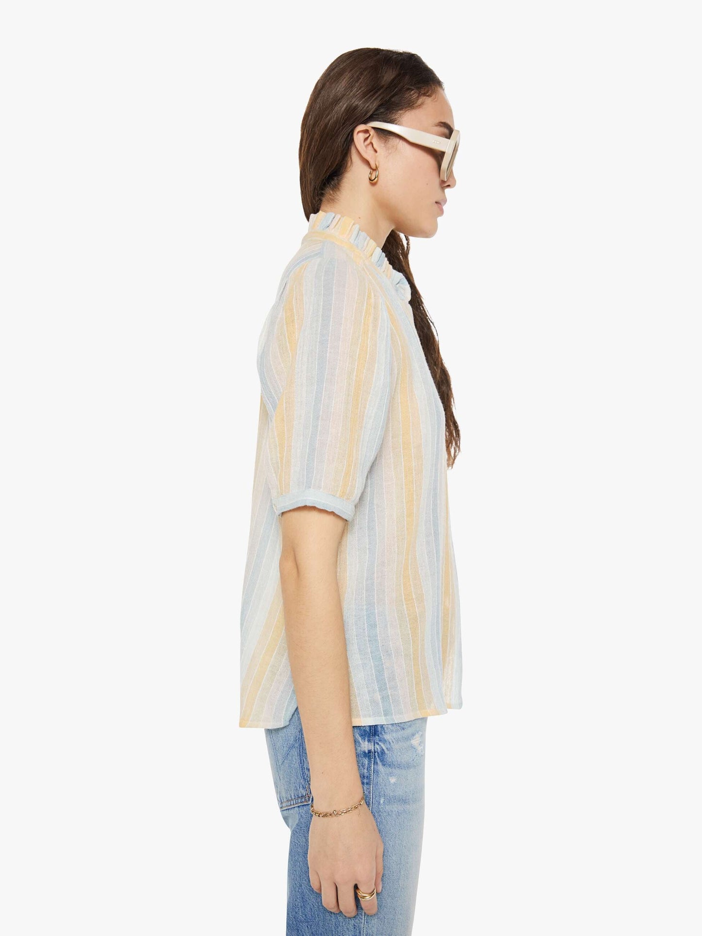 Alix of Bohemia Winnie Shirt - Sunwash Stripe
