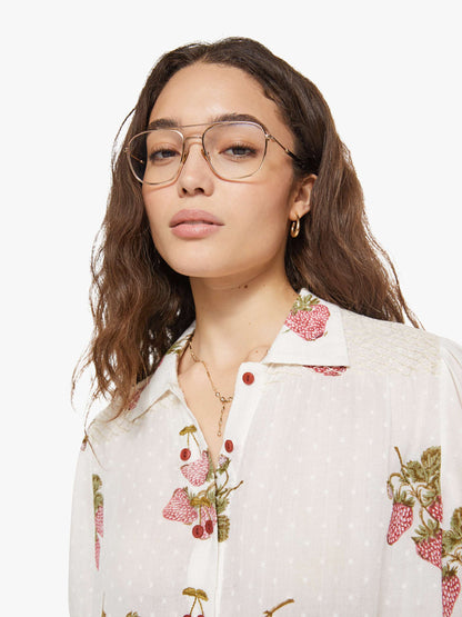Alix of Bohemia Peyton Shirt - Strawberry Dot