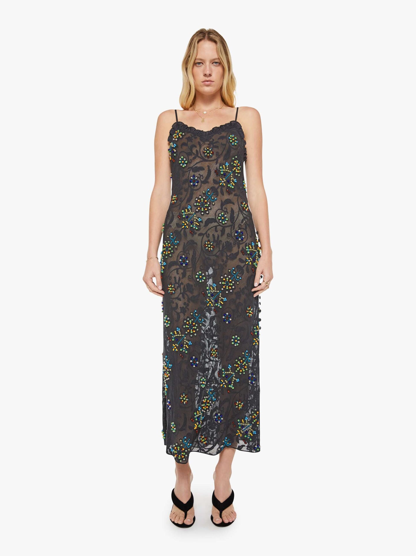 Alix of Bohemia Athens Dress - Onyx Sprig