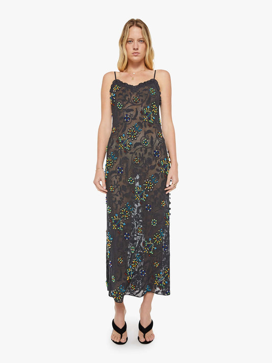Alix of Bohemia Athens Dress - Onyx Sprig