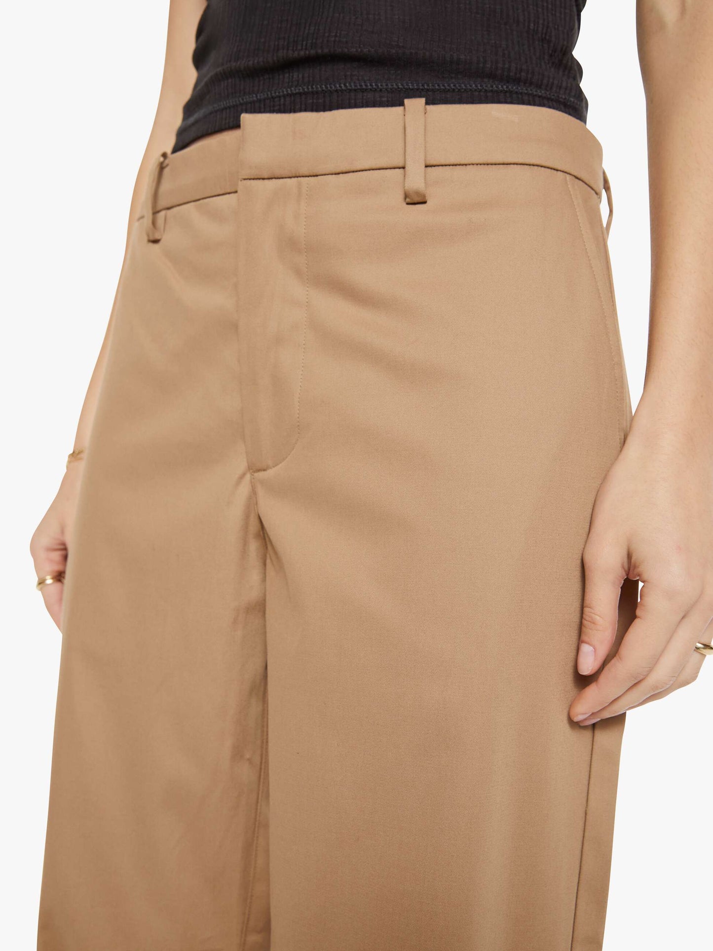 SPRWMN Straight Leg Trousers - Khaki