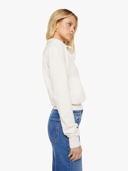 SPRWMN Polo Sweatshirt - Cream