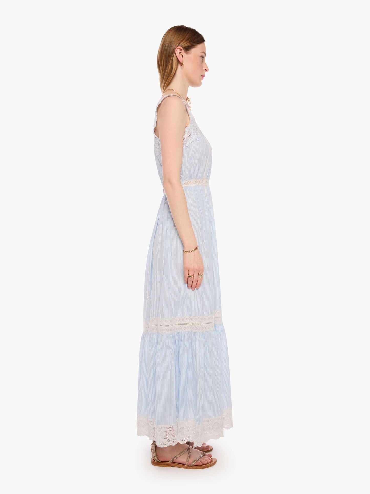 XiRENA Anita Dress - Blue White Stripe