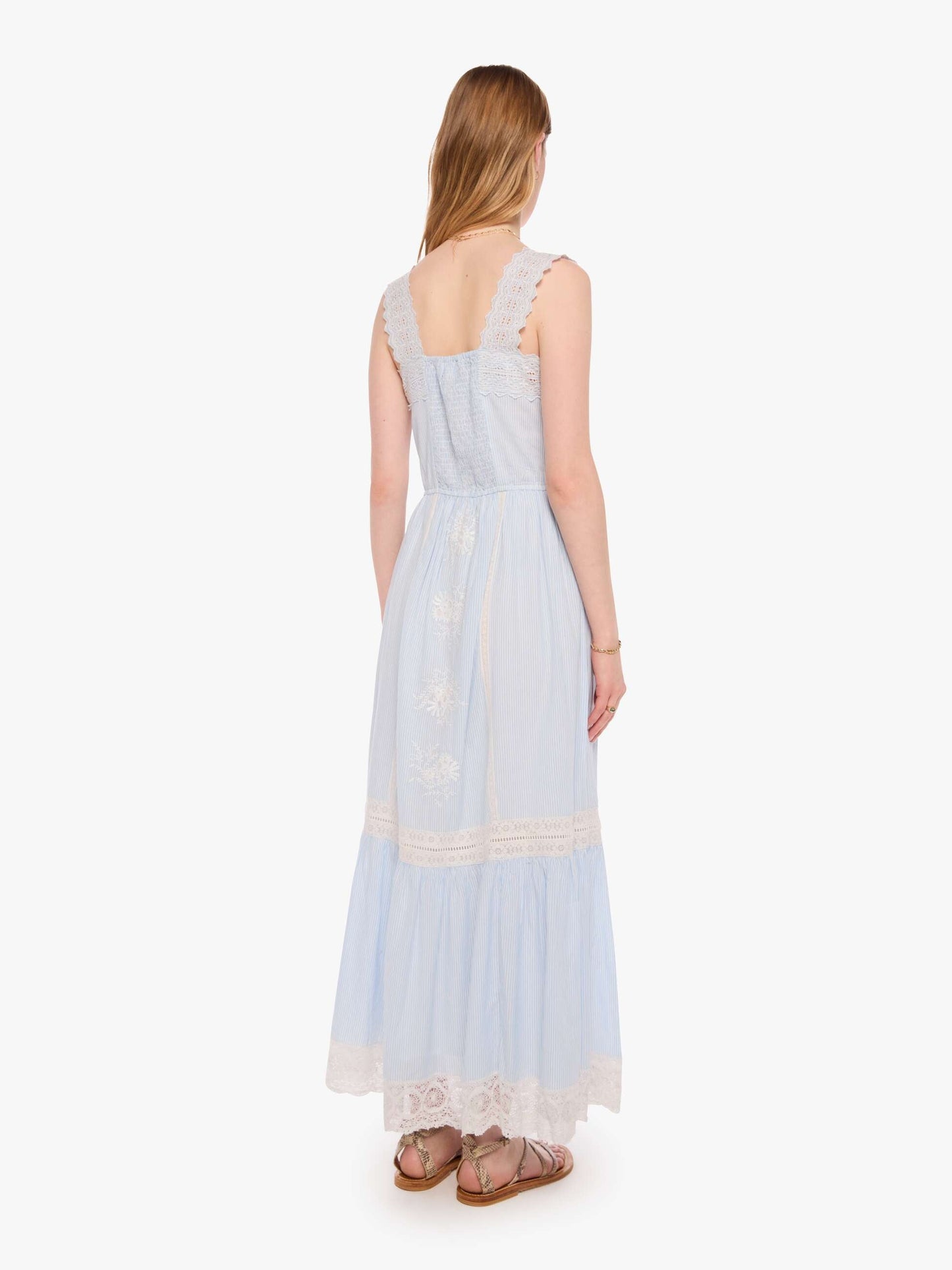 XiRENA Anita Dress - Blue White Stripe