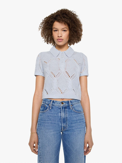 SABLYN Cadence Shrunken Polo - Whisper