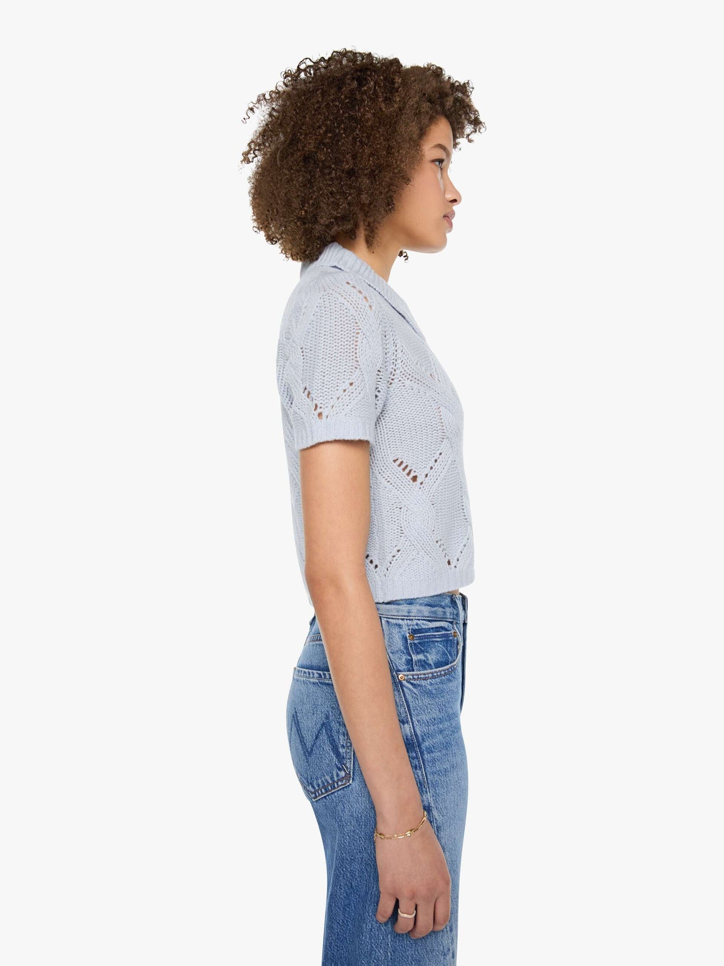 SABLYN Cadence Shrunken Polo - Whisper